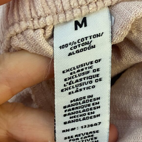 Celebrity Pink cordoroy jumpsuit Medium pink utility streetwear casual comfort - Picture 13 of 13